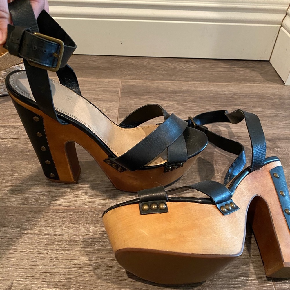 Bakers clog studded heel